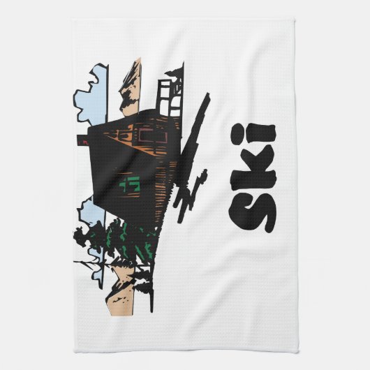 Relaxe Skilodge Küchentuch (Vertikal)