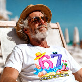 Relaxed by the Beach Retirement 67 T-Shirt