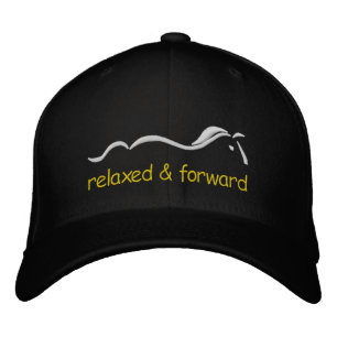 Relaxed & Forward, horse logo ball cap Bestickte Baseballkappe