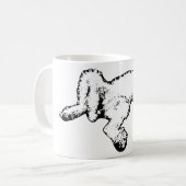 Relaxed Spinone Ink Art Coffee Mug Kaffeetasse (Vorderseite Links)