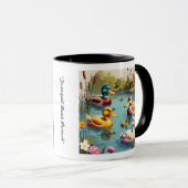 "Relaxen Duck Pond View" Tasse (VorderseiteRechts)