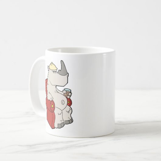 Relaxen Rhino Kaffeetasse (Vorderseite Links)