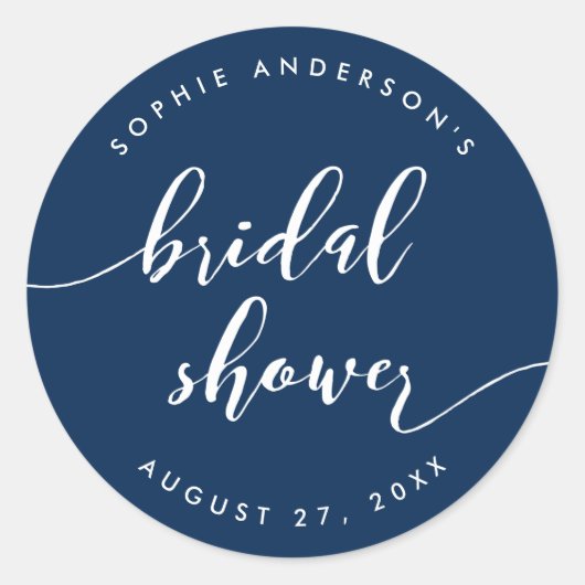 Relaxen Sie das Skript-Brautparty mit der benutzer Runder Aufkleber (Vorderseite)