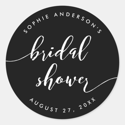 Relaxen Sie das Skript-Brautparty mit der benutzer Runder Aufkleber (Vorderseite)