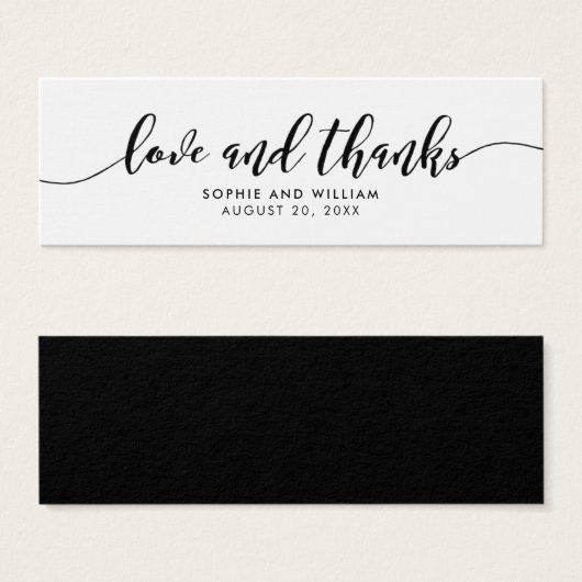 Relaxen Sie Script-Liebe und dank Gastgeschenk Hoc (Vorne & Hinten)