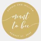 Relaxen von Skript bedeutet, dass die Farbhochzeit Runder Aufkleber (Vorderseite)