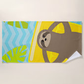 "Relaxfaultier" Strandtuch (Vorderseite)