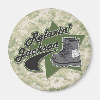 Relaxin' Jackson Magnet