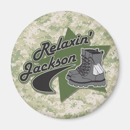 Relaxin' Jackson Magnet (Vorne)