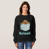 Relaxin Sloth Sweatshirt (Vorne ganz)