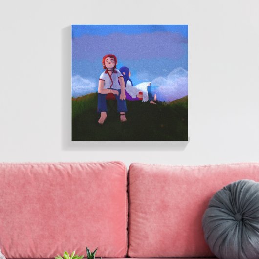 Relaxing Leinwanddruck (Insitu (Wohnzimmer))