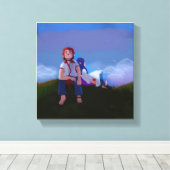 Relaxing Leinwanddruck (Insitu (Holzboden))