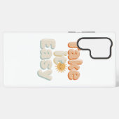 Relaxing "Take It Easy" with Smiling Sun Samsung Galaxy Hülle (Rückseite (Horizontal))