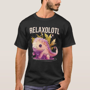 Relaxolotl Axolotl Amphibienfisch T-Shirt