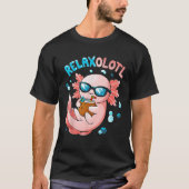 Relaxolotl Funny Axolotl Relax T-Shirt (Vorderseite)
