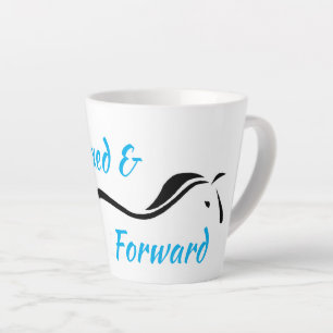 Relaxt & Forward Latte Tasse von Anna Blake.