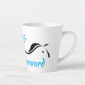 Relaxt & Forward Latte Tasse von Anna Blake. (Rechts)