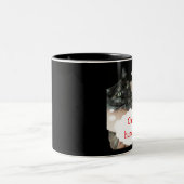 Relaxte Cat Humanity Tasse von RoseWrites (Mittel)