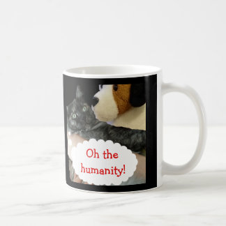 Relaxte Cat Humanity Tasse von RoseWrites