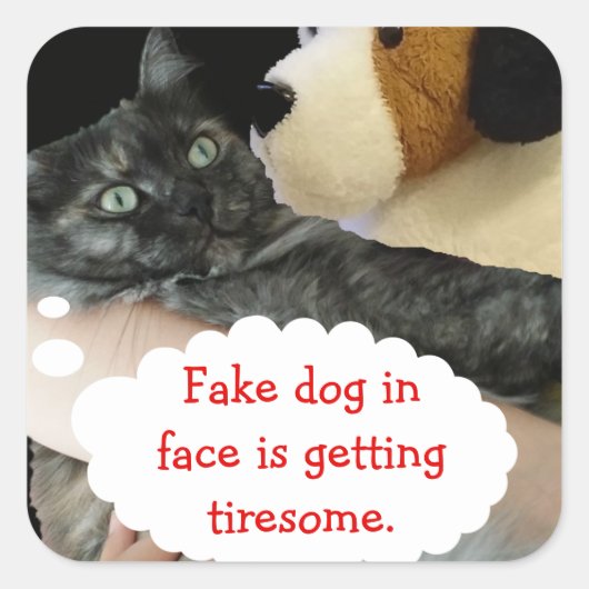 Relaxte Cat Sticker von RoseWrites (Vorderseite)