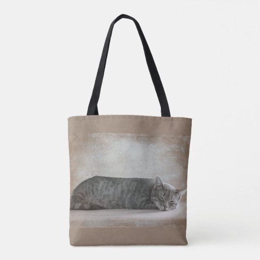 Relaxte Kitty Tasche (Rückseite)