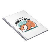 Relaxte Shiba Inu Art: Nur eine Shiba, die niedrig Notizblock (Rechte Seite)