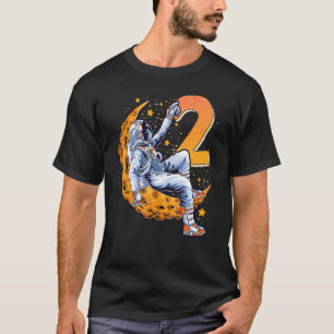 Relaxter Astronaut 2. Geburtstag Junge Mädchen 2 J T-Shirt