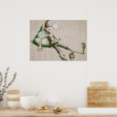 Relaxter Elf Poster (Küche)