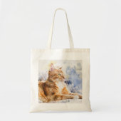 Relaxter Ginger Cat Tote Bag Tragetasche (Vorne)