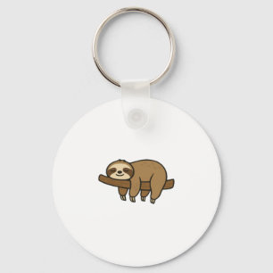 Relaxter Platz auf dem Retro-Logo der Zweigstelle  Schlüsselanhänger