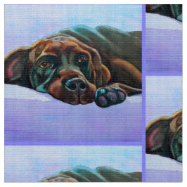 Relaxter Schokolade Labrador Retriever Dog Fabric Stoff