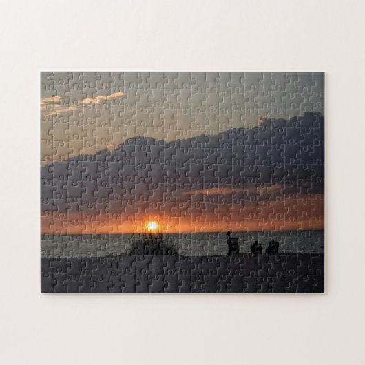 Relaxter Sonnenuntergang - 11x14 - 252 pc Puzzle (Horizontal)