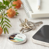 Relaxter Strand Schlüsselanhänger (Seite)