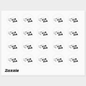 Relaxter Terrier Mix Lying Pose Sticker (Blatt)