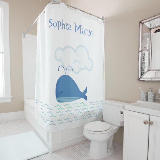 Relaxter Wal Duschvorhang (Beispiel)