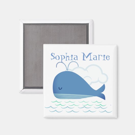 Relaxter Wal Magnet (Vorderseite/Rückseite)