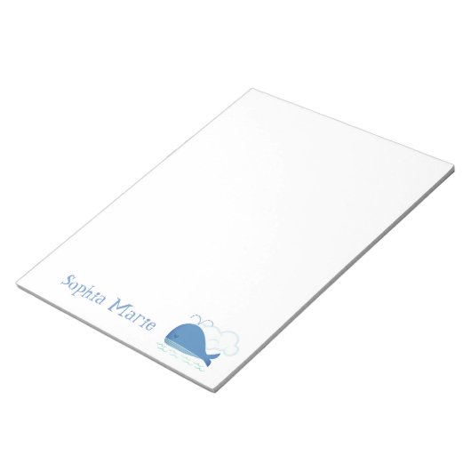 Relaxter Wal Notizblock (angewinkelt)