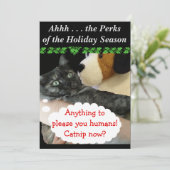 Relaxtes Party Invite (Cat) von RoseWrites Einladung (Stehend Vorderseite)