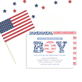 Relaxtes Summer Cookout Co-ed Baby Dusche Party Einladung