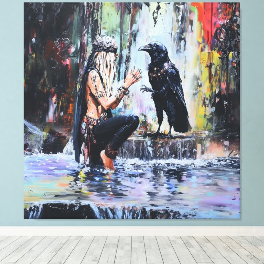 Relay Leinwanddruck (Insitu (Holzboden))