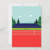 Relay Race Birthday Party Einladung (Rückseite)