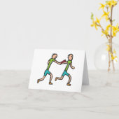 Relay Race Karte (Gelbe Blume)