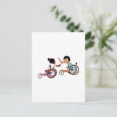 Relay Race Postkarte (Stehend Vorderseite)