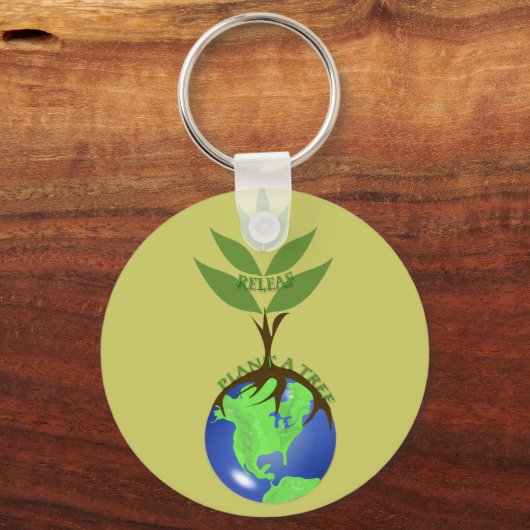 ReLeaf Pflanze A Tree Schlüsselanhänger (Vorderseite)