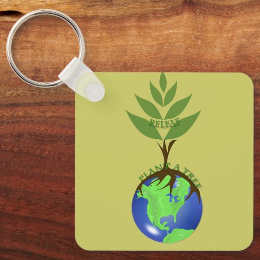 ReLeaf Pflanze A Tree Schlüsselanhänger (Vorderseite)