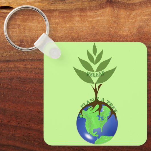 ReLeaf Pflanze A Tree Schlüsselanhänger (Vorderseite)