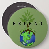 Releaf verringern Gerecycelt Button (Vorne & Hinten)