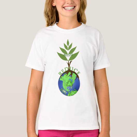 Releaf verringern Gerecycelt T-Shirt (Vorderseite)