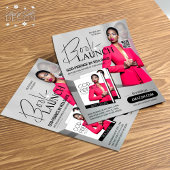 Release-Anzeige für das Berufliche Buch Black & Si Flyer