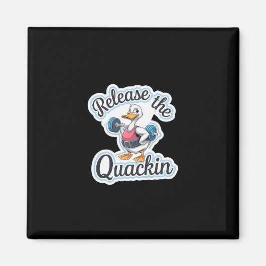 Release der Quackin-Gym-Bodybuilding - 1 Magnet (Vorne)